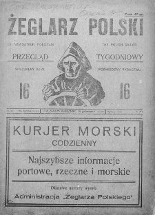 Żeglarz Polski. 1928. Nr 16