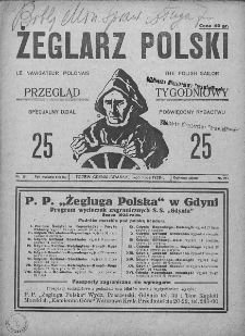 Żeglarz Polski. 1928. Nr 25