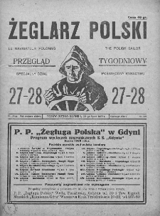 Żeglarz Polski. 1928. Nr 27-28