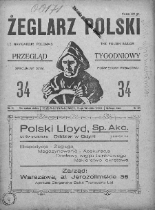 Żeglarz Polski. 1928. Nr 34