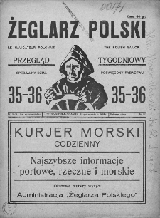 Żeglarz Polski. 1928. Nr 35-36