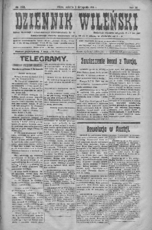 Dziennik Wileński. 1918. Nr 252