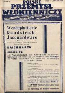 Polski Przemysł Włókienniczy 3 listopad R. 2. 1928 nr 23