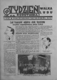 Tydzień Robotnika 10 maj R. 4. 1936 nr 23