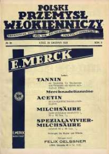 Polski Przemysł Włókienniczy 26 grudzień R. 2. 1928 nr 26