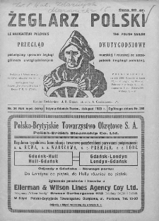 Żeglarz Polski. 1929. Nr 34