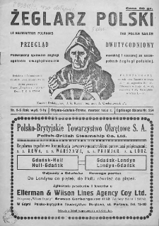 Żeglarz Polski. 1930. Nr 5-6