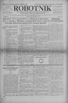 Robotnik : pismo poświęcone sprawom polskiego ludu pracującego w Półn. Ameryce : organ Związku Socyalistów Polskich w Stan. Zjedn. P.A. 1904, nr 14