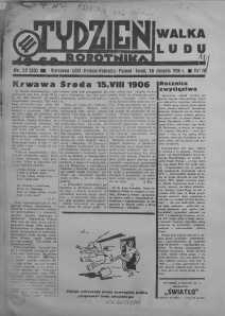Tydzień Robotnika 16 sierpień R. 4. 1936 nr 37