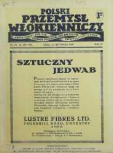 Polski Przemysł Włókienniczy 12 listopad R. 4. 1930 nr 23