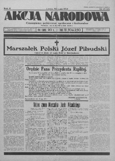 Akcja Narodowa : dwutygodnik polityczny, społeczny i kulturalny. 1935, nr 15