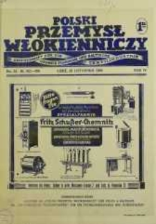 Polski Przemysł Włókienniczy 26 listopad R. 4. 1930 nr 24
