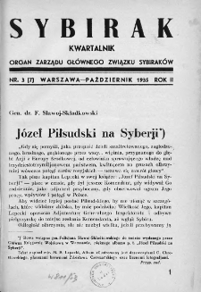 Sybirak : organ Zarządu Głównego Związku Sybiraków. 1935, nr 3