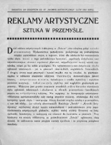 Kronika Artystyczna. 1914. Dodatek do nr 3-4