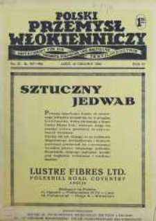 Polski Przemysł Włókienniczy 10 grudzień R. 4. 1930 nr 25