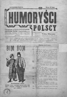 Humoryści Polscy. Jednodniówka. 1911