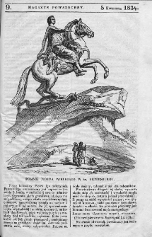 Magazyn Powszechny : dziennik użytecznych wiadomości. 1834, nr 9