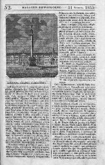 Magazyn Powszechny : dziennik użytecznych wiadomości. 1834, nr 52