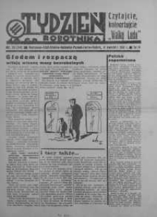 Tydzień Robotnika 4 kwiecień R. 5. 1937 nr 15