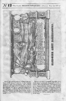 Magazyn Powszechny : dziennik użytecznych wiadomości. 1838, nr 12
