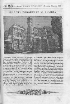 Magazyn Powszechny : dziennik użytecznych wiadomości. 1838, nr 23