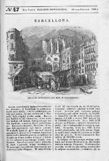 Magazyn Powszechny : dziennik użytecznych wiadomości. 1838, nr 47