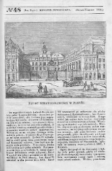 Magazyn Powszechny : dziennik użytecznych wiadomości. 1838, nr 48