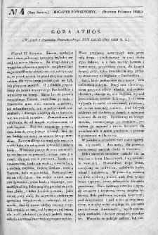 Magazyn Powszechny : dziennik użytecznych wiadomości. 1839, nr 4