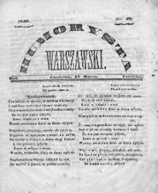 Humorysta Warszawski. 1840. Rok I, nr 49