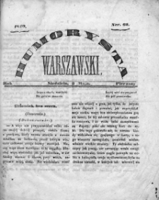 Humorysta Warszawski. 1840. Rok I, nr 62