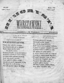 Humorysta Warszawski. 1840. Rok I, nr 74