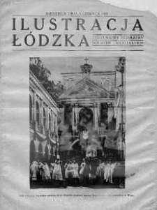 Ilustracja Łódzka : tygodniowy bezpłatny dodatek "Republiki" 6 czerwiec 1935
