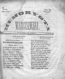 Humorysta Warszawski. 1840. Rok I, nr 79