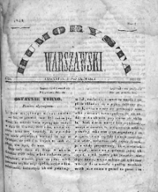 Humorysta Warszawski. 1840. Rok II, nr 1