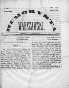 Humorysta Warszawski. 1840. Rok II, nr 12