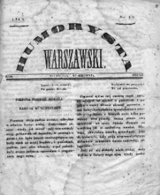 Humorysta Warszawski. 1840. Rok II, nr 20
