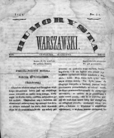 Humorysta Warszawski. 1840. Rok II, nr 21