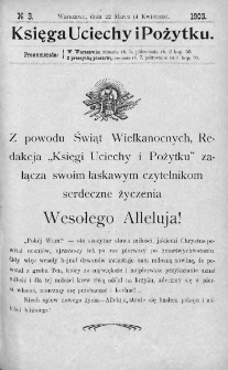 Księga Uciechy i Pożytku. 1903, nr 3