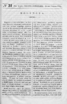 Magazyn Powszechny : dziennik użytecznych wiadomości. 1839, nr 31