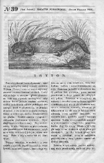 Magazyn Powszechny : dziennik użytecznych wiadomości. 1839, nr 39