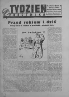 Tydzień Robotnika 25 lipiec R. 5. 1937 nr 31