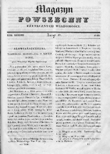 Magazyn Powszechny : dziennik użytecznych wiadomości. 1840, nr 4