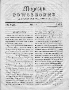 Magazyn Powszechny : dziennik użytecznych wiadomości. 1842, nr 1