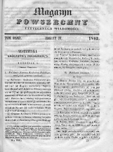 Magazyn Powszechny : dziennik użytecznych wiadomości. 1842, nr 4