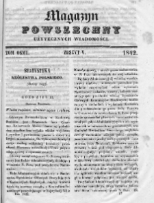 Magazyn Powszechny : dziennik użytecznych wiadomości. 1842, nr 5
