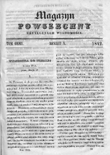 Magazyn Powszechny : dziennik użytecznych wiadomości. 1842, nr 10
