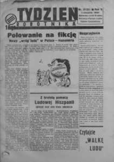 Tydzień Robotnika 1 sierpień R. 5. 1937 nr 32