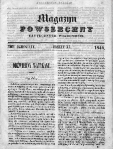 Magazyn Powszechny : dziennik użytecznych wiadomości. 1844, nr 11