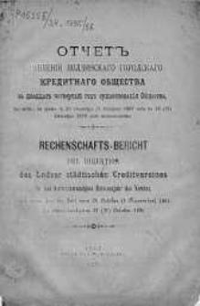 Sprawozdamie Dyrekcji Towarzystwa Kredytowego Miasta Łodzi R. 24.1895/1896