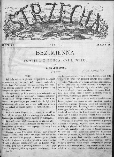 Strzecha : pismo ilustrowane dla rodzin polskich. 1868. Zesz. 6